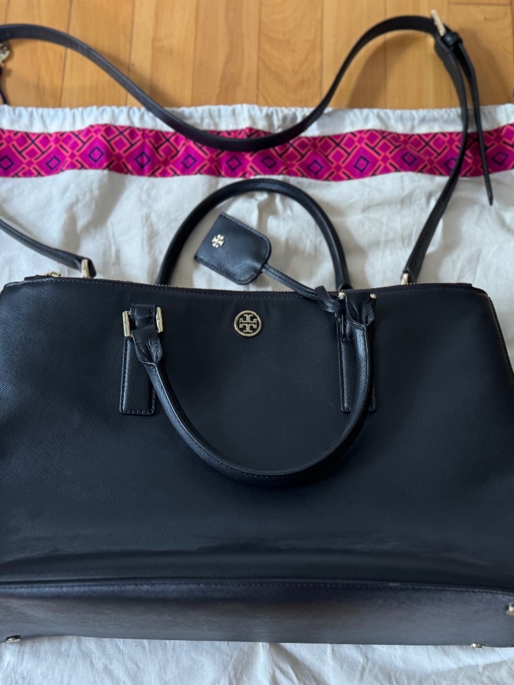 Tory Burch Robinson Double Zip Tote